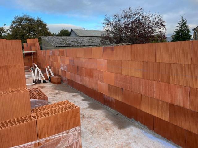 Construction d'une maison individuelle en brique sur la commune de Crossac