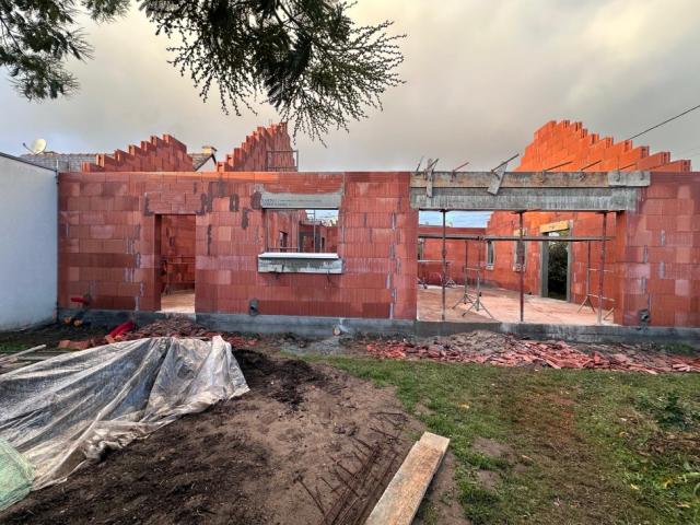 Construction d'une maison individuelle en brique sur la commune de Penestin