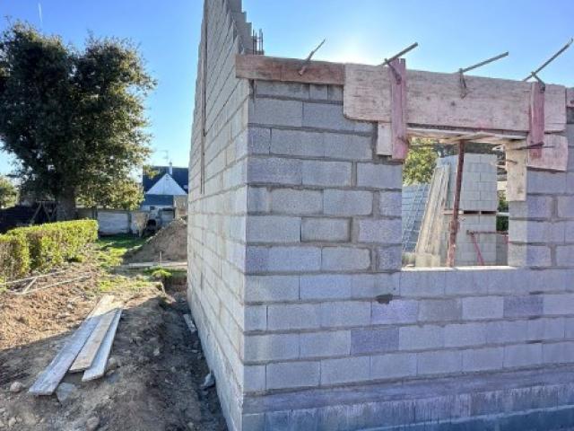 Construction d'une maison individuelle sur la commune de Saint Lyphard